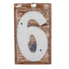 Número Casa "6/9" 16cm Parafusar Alumínio Branco