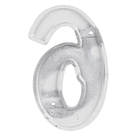 Número Casa "6/9" 16cm Parafusar Alumínio Branco