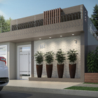 Número Casa "8" 22cm Parafusar Alumínio Cinza