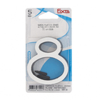 Número Casa "8" 8cm Parafusar Poliestireno Preto Cromado