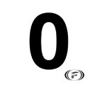 Numero Chapa 60mm Acm Preto Comfortdoor