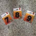 Numero Chapa 60mm Acm Preto Comfortdoor 9