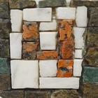 Número Em Mosaico - 8x12cm - 8x12cm