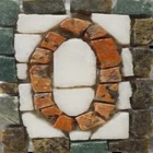 Número Em Mosaico - 8x12cm - 8x12cm