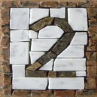 Número Em Mosaico I - 10x15cm - 10x15cm