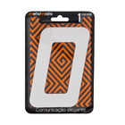 Número para Casa "0" de Alumínio com Dupla Face 13x8cm Prata Espelhado