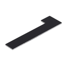 Número para Casa "1" de Alumínio com Dupla Face 13x3,5cm Preto