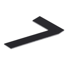 Número para Casa "7" de Alumínio com Dupla Face 13x8cm Preto