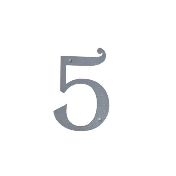 Número Para Casa Em Aço Cinza - Cinzo (5)