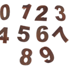 Número Para Casa Em Aço Corten - 1