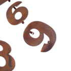 Número Para Casa Em Aço Corten - 1