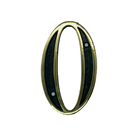 Número Para Residência Dourado ( 0 )