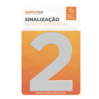 Número Residencial 2 125mm Branco