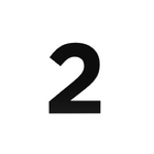 Número Residencial 2 125mm Preto