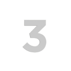 Número Residencial 3 125mm Branco