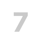 Número Residencial 7 125mm Branco