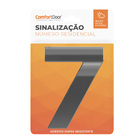 Número Residencial 7 125mm Cromado