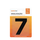 Número Residencial 7 60mm Preto
