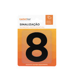 Número Residencial 8 60mm Preto