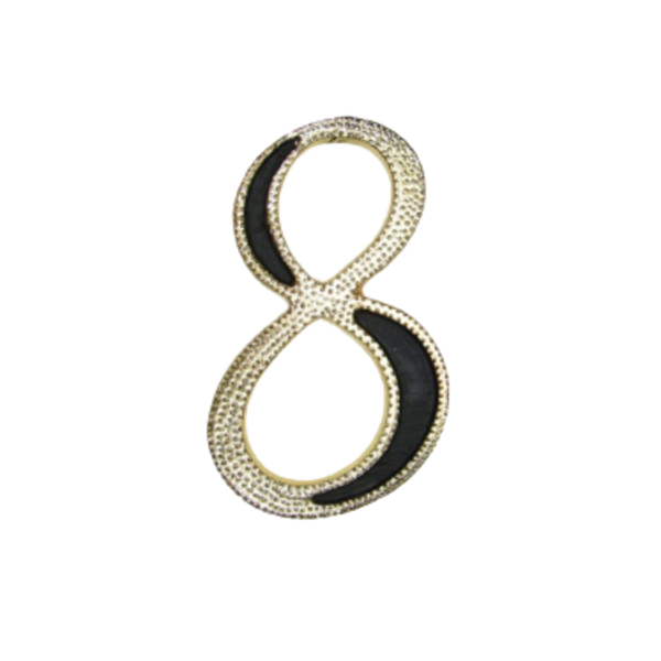 Número Residencial colonial ,8, Algarismo Residência Fabricad