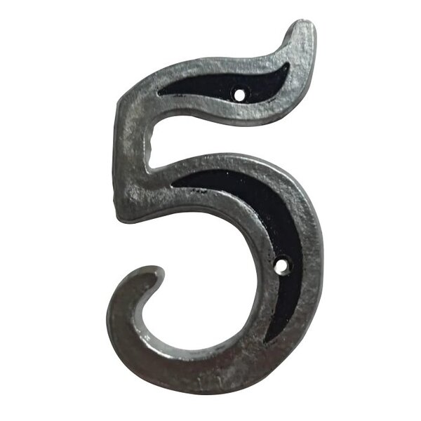 Número Residencial De Alumínio - Fundição Petropolis Nº5