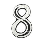 Número Residencial De Alumínio - Fundição Petropolis Nº8