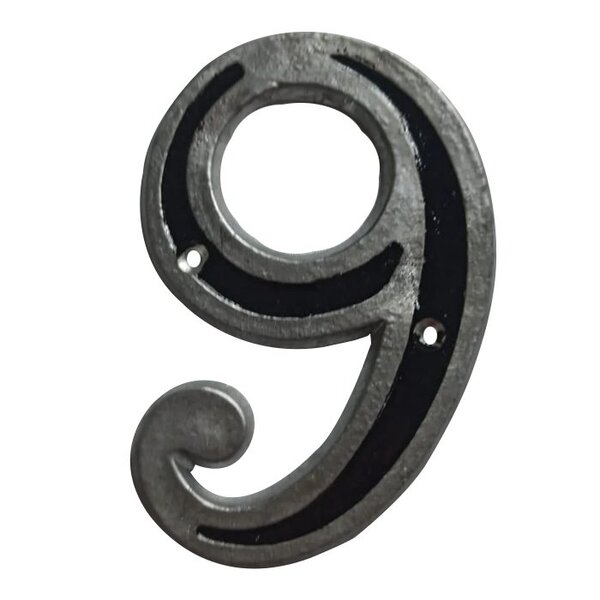 Número Residencial De Alumínio - Fundição Petropolis Nº9