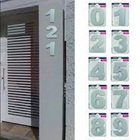 Numero Residencial Grande 12cm Acm Escovado - Dois