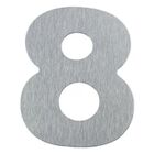 Numero Residencial Grande 12cm Acm Escovado - Oito