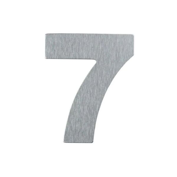 Numero Residencial Grande 12cm Acm Escovado - Sete