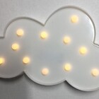 Nuvem Luminosa Decorativa Luminária Led 3d  A Pilha