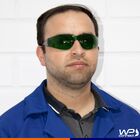 Óculos De Proteção Trabalhador Epi Segurança Verde 10 Peças