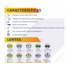 Óculos De Segurança Leopardo Amarelo Kalipso