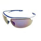 Óculos De Sol Proteção Esportivo Steelflex Neon Azul Espelhad