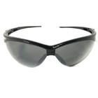 Óculos Proteção Nemesis Preto Com Lentes Pretas Espelhadas Es