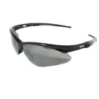 Óculos Proteção Nemesis Preto Com Lentes Pretas Espelhadas Es