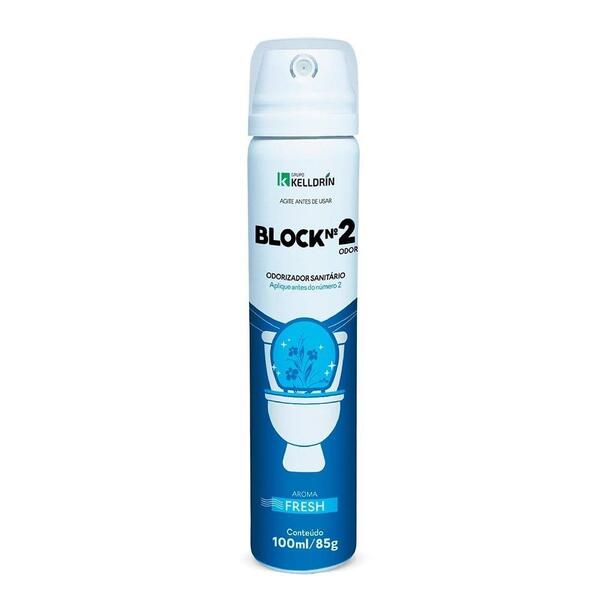 Odorizador Sanitário Block Nº2 Fresh 100ml/85g