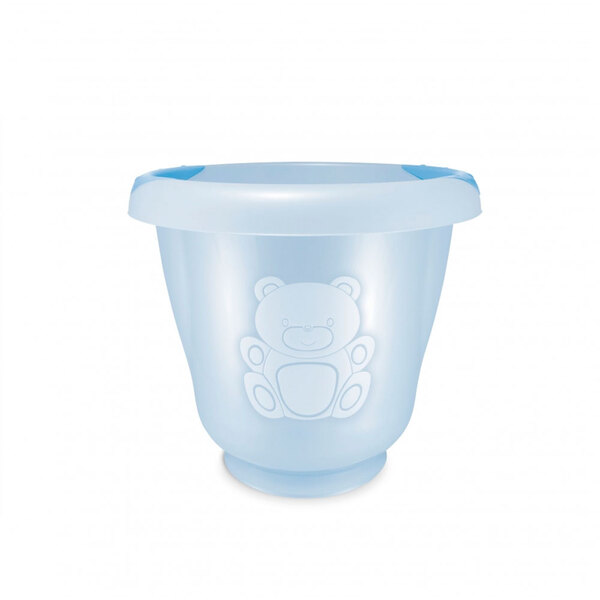 Ofurô De Plástico Adoleta Bebê Majestic Azul Bebê