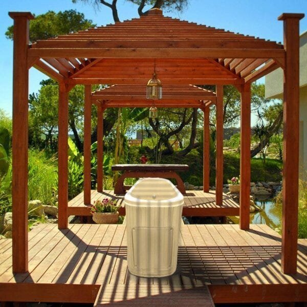 Ofurô Duplo Monterrey 220v Ouro Fino Branco Granito