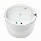 Ofurô com Hidromassagem Cromoterapia 93x83x78cm Top Line Ouro Fino