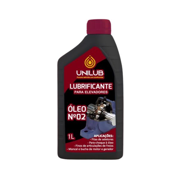 Óleo 02 Lubrificante 1l - Unilub Manutenção De Elevador