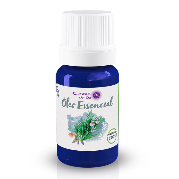Óleo Essencial De Alecrim Puro 10ml - Cristais De Oz