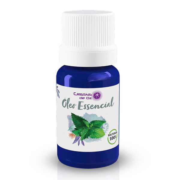 Óleo Essencial De Hortelã Pimenta Puro 10ml - Cristais De Oz