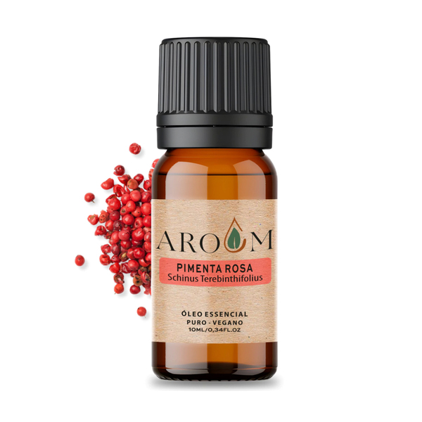 Óleo Essencial Pimenta Rosa - Puro 10 Ml
