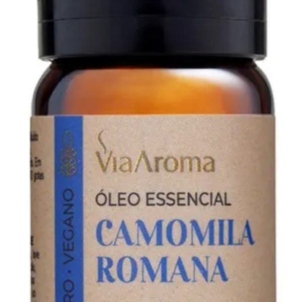 Óleo Essencial Via Aroma 3ml Camomila Romana - 100% Puro