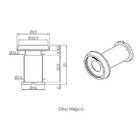 Olho Mágico Cromado Para Porta