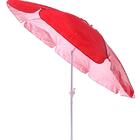 Ombrellone Alum Cobertura Pvc Maniv 2,20m Vermelho Bel Lazer