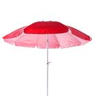 Ombrellone Alum Cobertura Pvc Maniv 2,20m Vermelho Bel Lazer