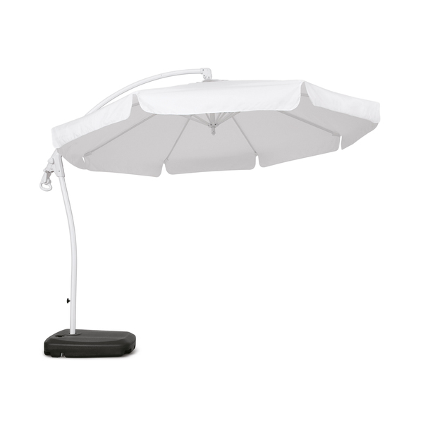 OMBRELLONE SUSP. 3,0 m GIRAT. 360- BRANC