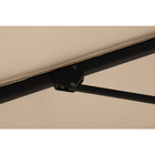 Ombrelone 2,35x2,9x2,9m Lateral Aço Bege Polar II Naterial